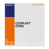 Cutiplast Steril 10cm x 8cm: Sterile dressings (box of 50 units)